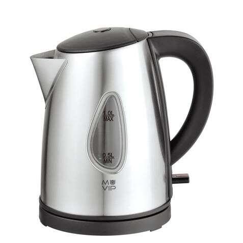 Impostazione per acqua elettrica Muvip 2200W - Capacit 1L - Corpo in acciaio inossidabile - Indicatore di tensione - Base gire