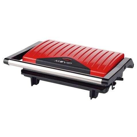 Muvip Sandwich Maker Piastra Grill Tipo acciaio inox 750W - Interruttore corto - Pressione uniforme - Tocco freddo ASA