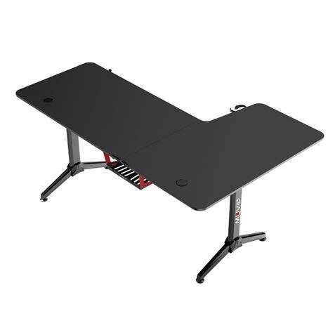 Muvip Pro1300 Tavolo da gioco Fibra di carbonio sinistro - Solido - Ampia superficie - Cuffie - Gancio delle cuffie - Dimension