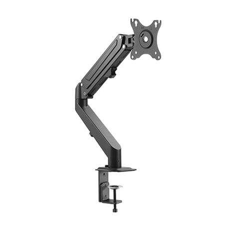 Supporto tavolo Chromad con pistone a gas per 17-27 - altezza rotazione e inclinazione regolabili - Gestione Cavi - max 65 kg