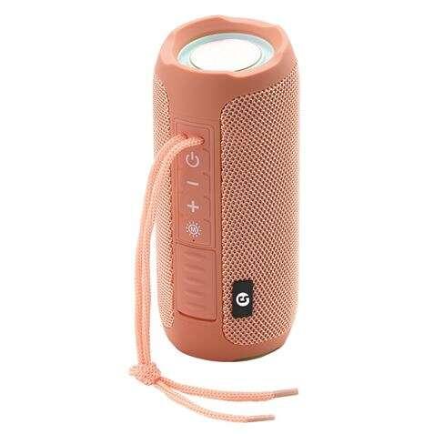 CoolSound Boom Speaker LED Bluetooth 10W - Batteria 1200MAH - Autonomia 3-4H - colore rosa