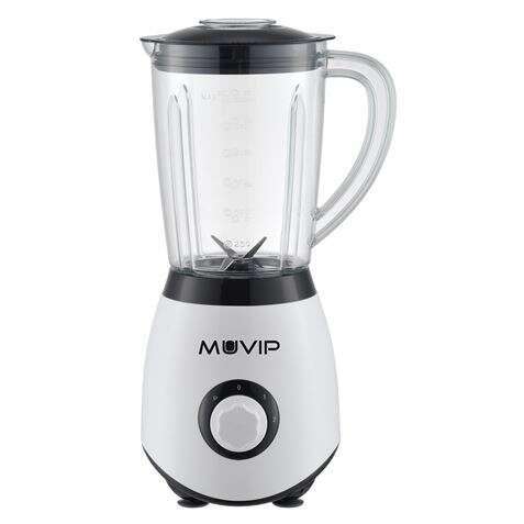 MUVIP BLDNORA DE VASO 1300W 15L - 2 velocit - Lame Inossidabili - Funzione Pica Ice - Blocco sicuro