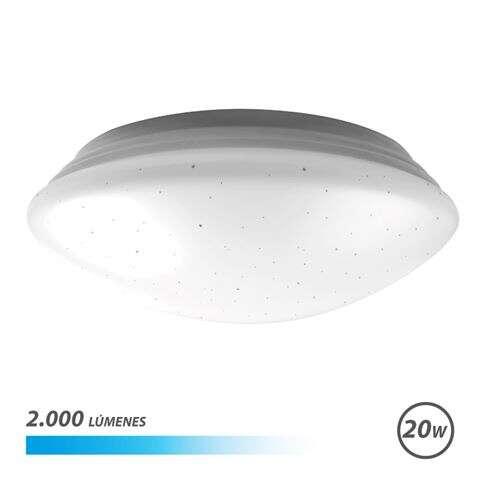 Serie Elbat Saturno Applicazione round round di tetto 20w 2000lm - 6500k Luce Fredda - Diametro 28 cm