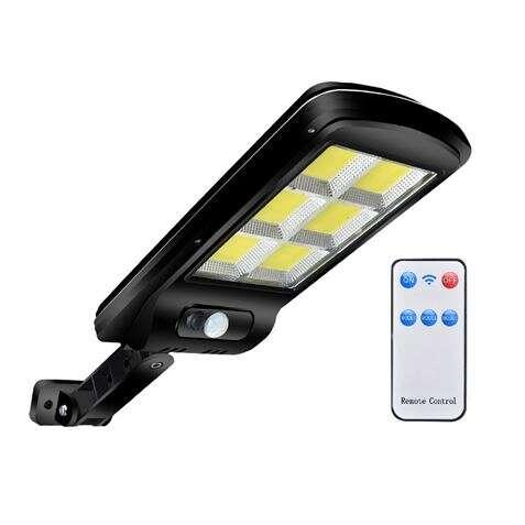 Elbat Cobola LED Solare - 4500LM - Luce Fredda 6500K - Sensore di Movimento