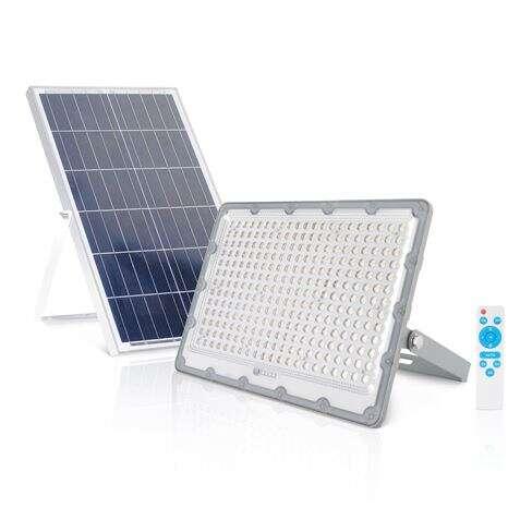 Focus solare Elbat 200W - 3600lm - Luce fredda 6500K - Autonomia fino a 2 giorni - Controllo remoto - IP67