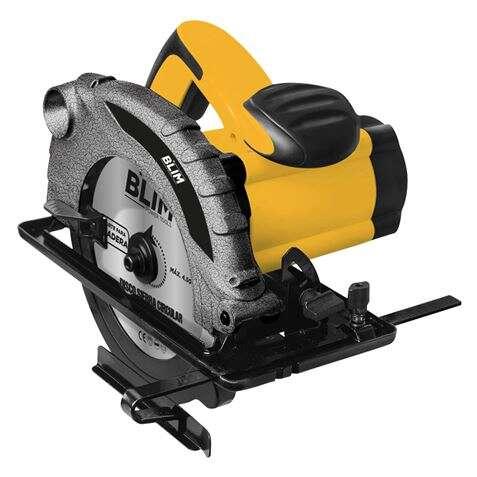 Sega Circolare BLIM 185mm - Potenza 1300W - Velocit 4500RPM - Impugnatura ergonomica - Utilizzo rimozione polvere - colore blu