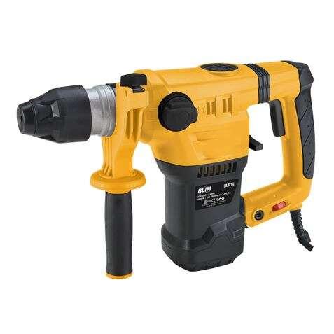 BLIM Hammer SDS -Plus 1500W 150-750rpm - 4 Funzioni - Potenza impatto 65J - 4.000 impatti al minuto - Include spose e scalpelli