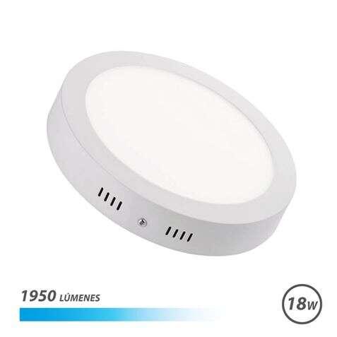 Elbat Downlight Parete 18W 1950lm - Forma Circolare 225mm - 6500K Luce fredda