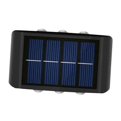 Elbat Applique Solar LED 150LM - Pannello solare integrato 2V 150 mAh - Batteria 12V 600 mAh
