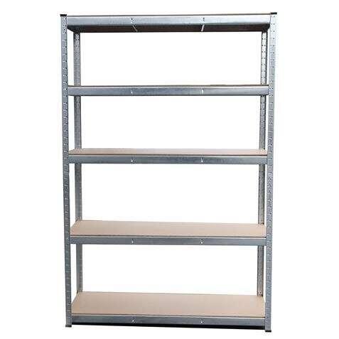Scaffali zincati blim 5 ripiani regolabili - dimensioni 180x90x45cm - peso massimo ripiano 265 kg