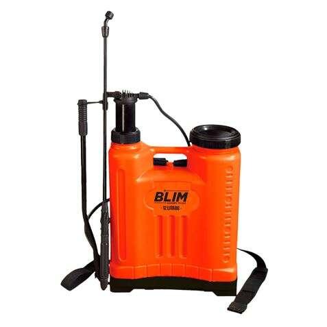 BLIM Back Sulfara Manuale 12L - Pompa con pressione fine a 4 bar - ugello regolabile - Design tipo zaino