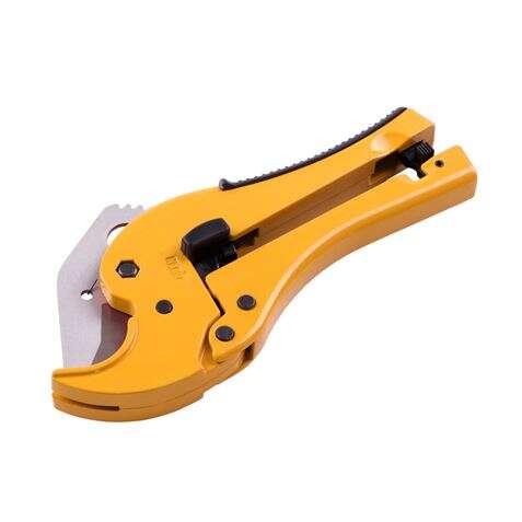 Tagliatubi a forbice Blim - Design ergonomico a V - Realizzato in alluminio - Lama in carbonio acciaio - Per tubi in plastica p