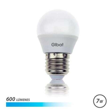 Lampadina LED Elbat G45 7W 600LM E27 Luce Fredda - Risparmio Energetico - Lunga Durata - Basso Consumo - Colore Bianco