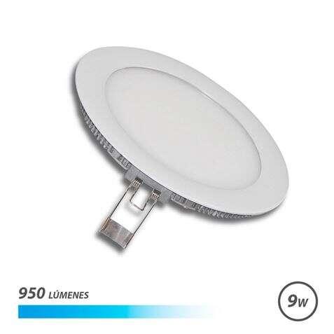 Elbat Downlight da Incasso Ultrapiatto LED 9W 950LM - Luce Fredda - Design a Basso Profilo - Installazione Facile - Colore Bian