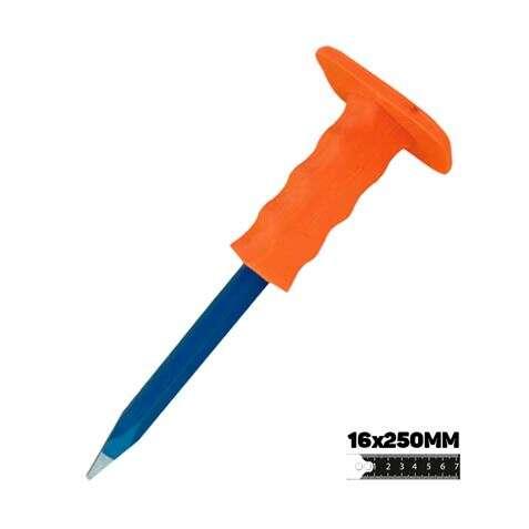 Martello Blim in acciaio al carbonio - Trattato termicamente - Maniglia con protezione in TPR - Misura 16 x 250 mm - Colore nero