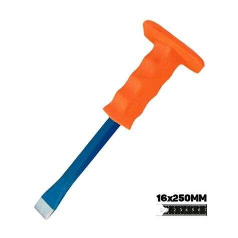 Martello Blim in acciaio al carbonio - Trattato termicamente - Maniglia con protezione in TPR - Misura 16 x 250 mm - Colore nero