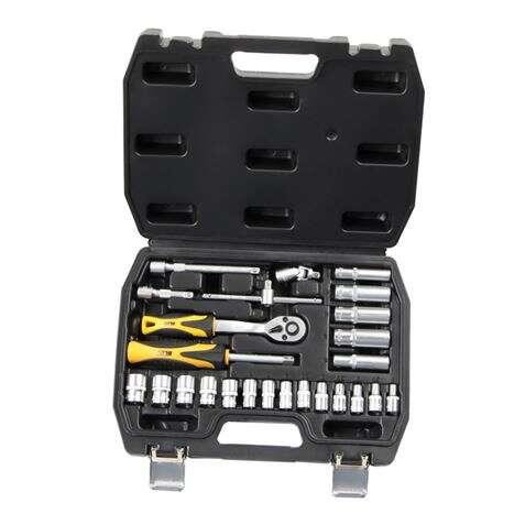 Utensili Blim 1/4 - Set bussole e accessori - 14 bussole 4 4.5 5 5.5 6 6.5 7 8 9 10 11 12 13 14 mm - 5 bussole lunghezza 8 10 1