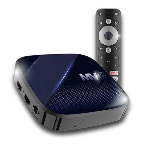Muvip Smart TV certificata da Google -Risoluzione 4K - CPU Quad Core Arm Cortex A35 - RAM 2Gb Ddr4 - Colore Nero