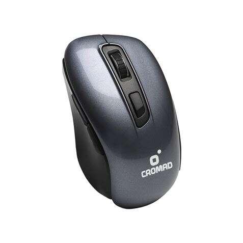 Mouse wireless Cromad - Porta fine a 10 metri - Include ricevitore mini USB - Durata batteria eccezionale fino a 12 mesi - 3 pu