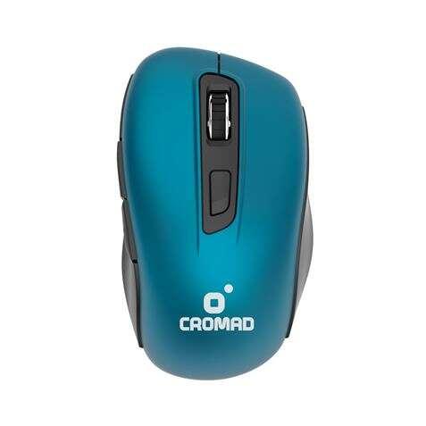 Cromad Wireless Mouse - Portata Fino a 10 Metri - Include Ricevitore Mini USB - Massima Durata della Batteria, Fino a 12 Mesi -