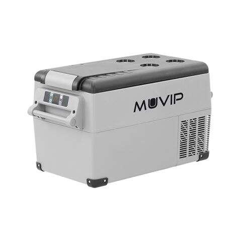 Frigo Portatile a Compressore Muvip 35L - Protezione Batteria Veicolo - Luce LED - Temperatura -20/20 - Connessione 12/24/220V