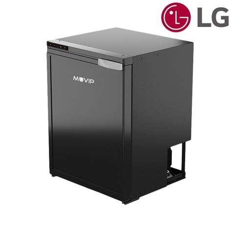 Muvip Frigorifero Fisso con Compressore LG 65L 60W - Collegamento 12/24V - Protezione Batteria Veicolo - Luce Interna LED - Tem