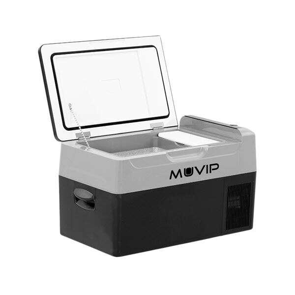 Frigo Muvip Portatile a Compressore 20 Litri 50W - Maniglie per il Trasporto - Compressore Silenzioso - Colore Nero