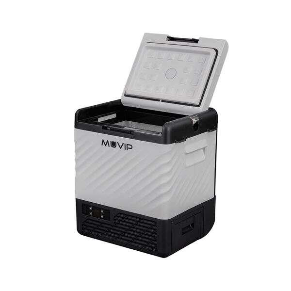Muvip Frigorifero Portatile Trolley con Compressore da 21 Litri - Compressore Silenzioso - Ruote e Maniglia per il Trasporto -