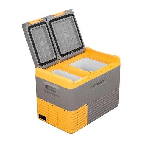 Frigorifero Portatile Muvip con Compressore 32 Litri Doppia Zona - Maniglie per il Trasporto - Compressore Silenzioso - Colore