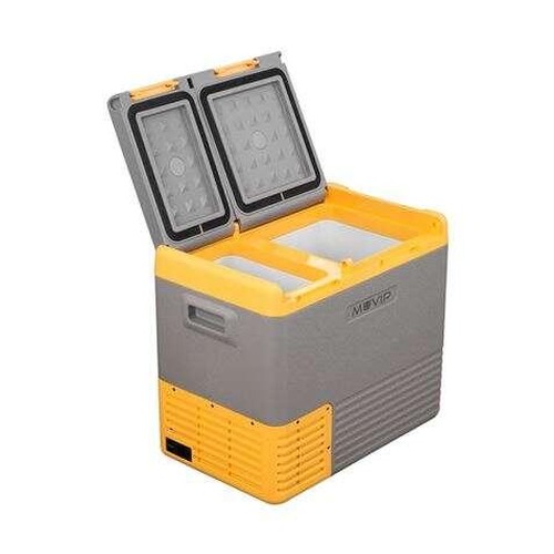 Frigorifero Portatile Muvip con Compressore 40 Litri Doppia Zona - Maniglie per il Trasporto - Compressore Silenzioso - Colore