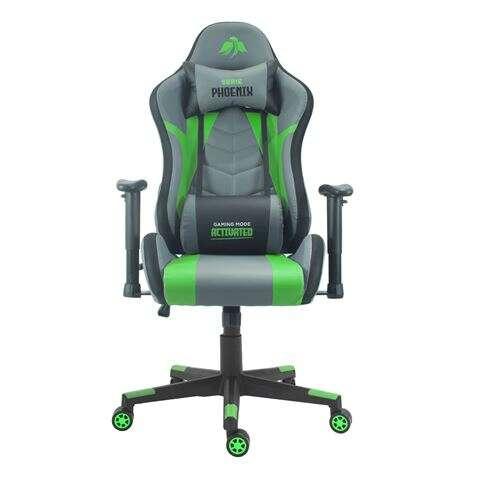 Sedia da gaming Cromad Premium - Base da 350 mm - Pistone a gas Classe 2 - Altezza regolabile - Ruote in nylon da 60 mm - Color