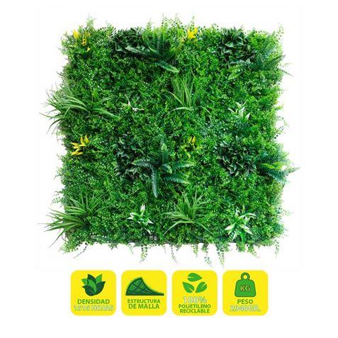 Sungarden Giardino Verticale 100x100cm Serie Verdisa - Verde artificial per interni ed esterni