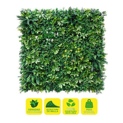 Giardino Verticale Sungarden 100x100cm Serie Florenza - Muro Verde Artificiale