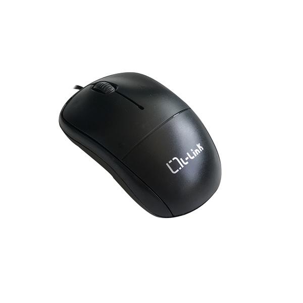 L-Link LL-2080-N Mouse ottico Nero 12 m