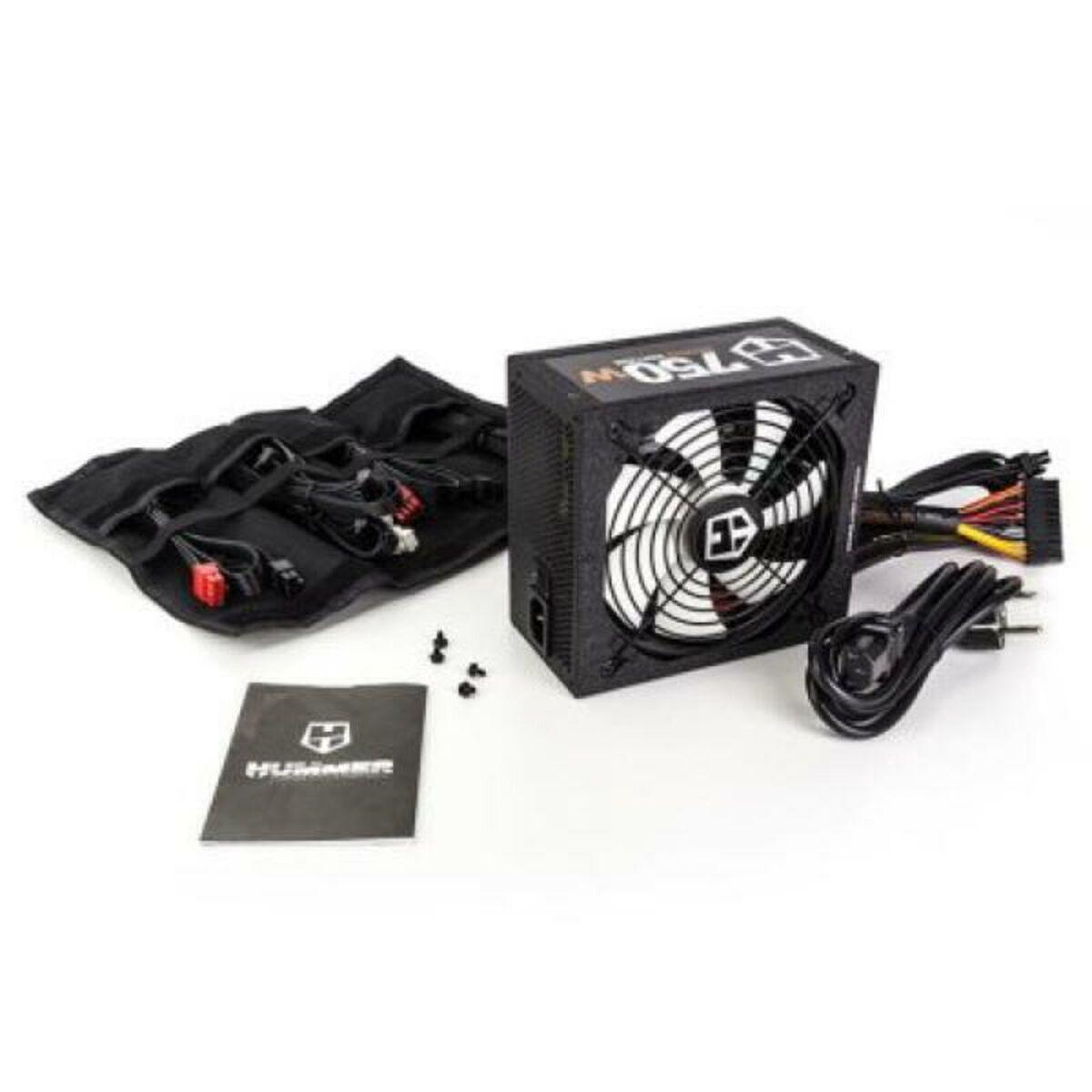 NOX HUMMER 80 Plus Bronze 750W Fonte alimentare 750W ATX 2.31 12V - PFC attivo - Certificazione 80 Plus - Ventola ad ultrasilen