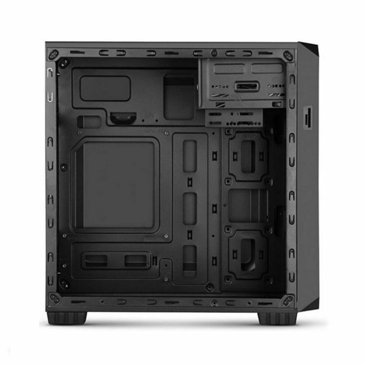 NOX Coolbay MX2 Miniter Miniter Box - Mesh metallica anteriore - 2x SSD 2.5 - 2x HDD 3.5 - 1x ODD 5.25 - USB 3.0, USB 2.0, SD e