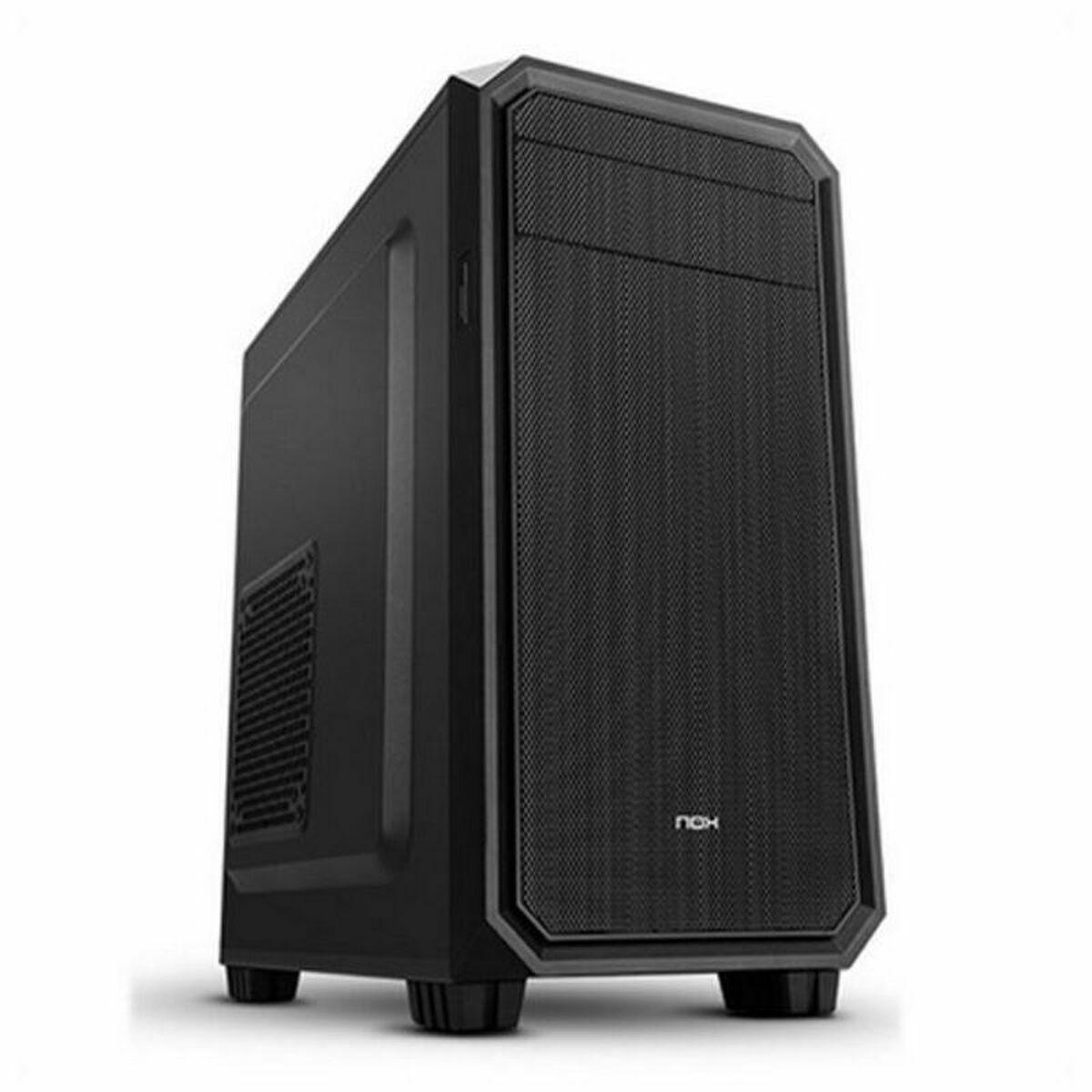 NOX Coolbay MX2 Miniter Miniter Box - Mesh metallica anteriore - 2x SSD 2.5 - 2x HDD 3.5 - 1x ODD 5.25 - USB 3.0, USB 2.0, SD e
