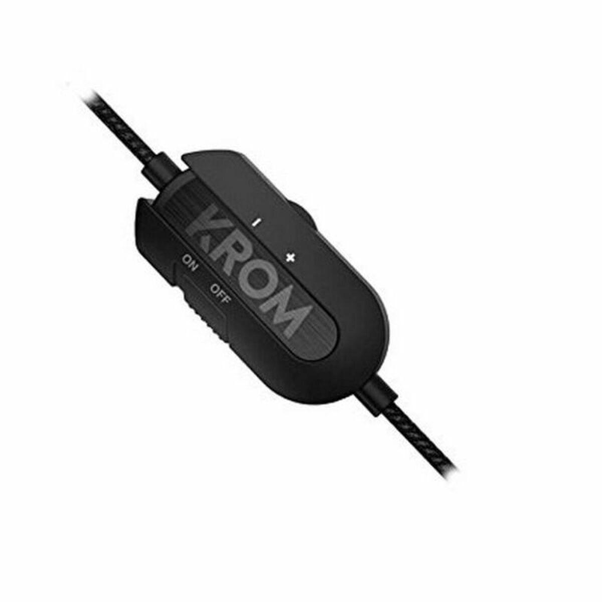 Cuffie USB da gioco KROM KODE - Microfono flessibile - suono 7.1 - fascia per la testa regolabile - cuscinetti larghi - altopar