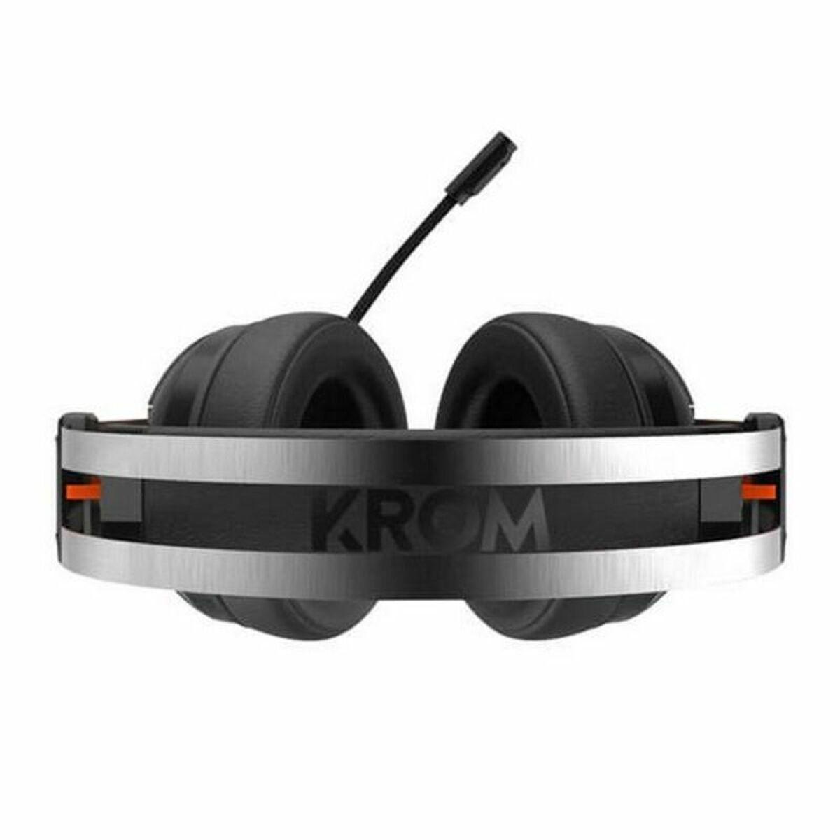 Cuffie USB da gioco KROM KODE - Microfono flessibile - suono 7.1 - fascia per la testa regolabile - cuscinetti larghi - altopar