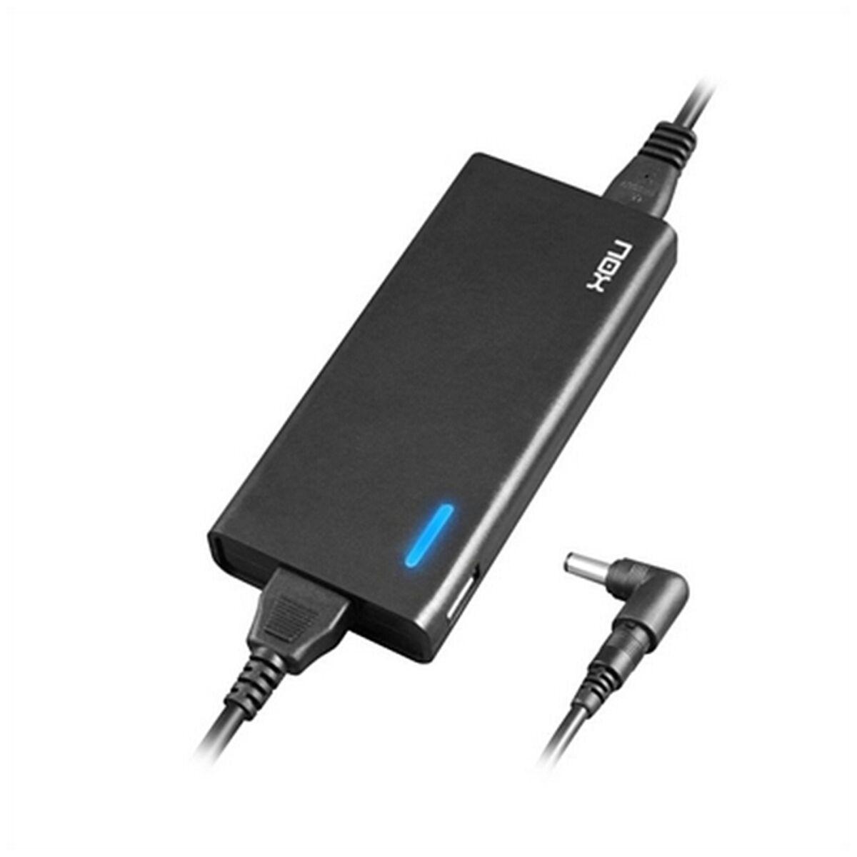 Caricatore universale automatico NOX per PORTIL 90W - USB - 10 adattatori - Tensione 15-20 V - Indicatore LED