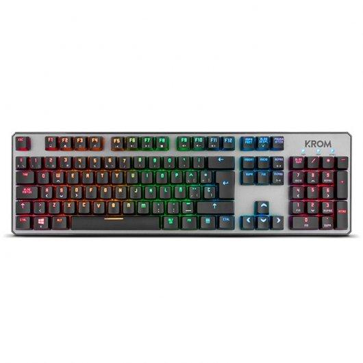 Kenel Kenel Kernel Keybook Mechanic - illuminazione RGB con effetti - 11 tasti multimediali - cavo a treccia da 1,80 m -