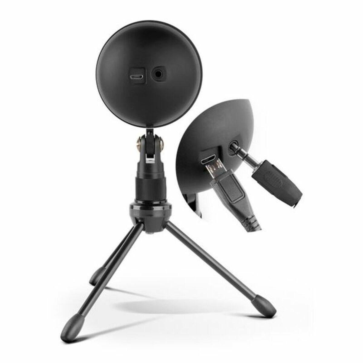 Kit microfono professionale KROM KIMU PRO PROFESSITURA - TRIPODE EXTRABILE - ANGOLO REGOLABILE - PC, PS4 - Uscita 3,5 mm - colo