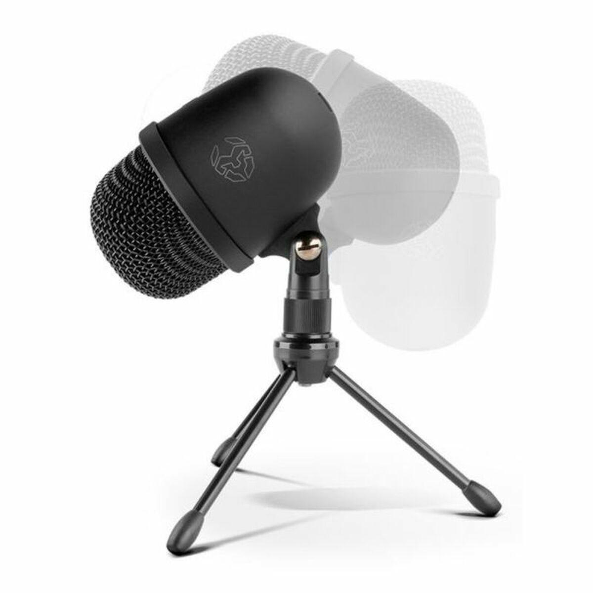 Kit microfono professionale KROM KIMU PRO PROFESSITURA - TRIPODE EXTRABILE - ANGOLO REGOLABILE - PC, PS4 - Uscita 3,5 mm - colo