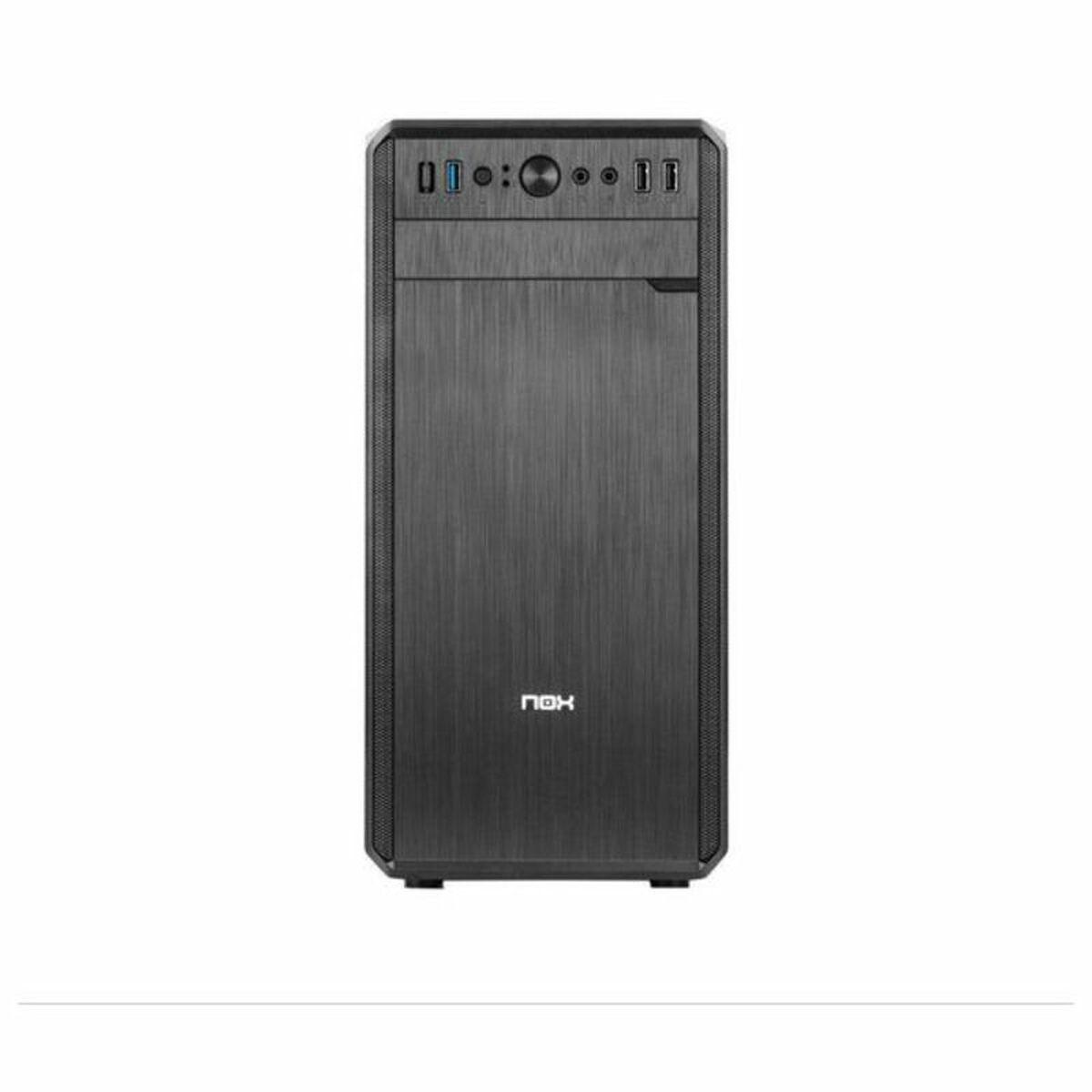 NOX Lite 030 Micro ATX e Mini ITX Minitorer Box - Fonte 500W - Side Grace - 4x SSD - 3x HDD - 1x ODD 5.25 - USB 3.0, USB 2.0 -