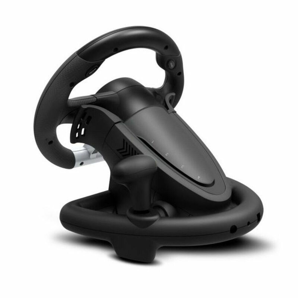 KROM K -Wheeling Flying Game and Pedals - Cambia Level - CAM FAETING - 8 pulsanti analogici e 4 digitali - Vibrazione - Compati