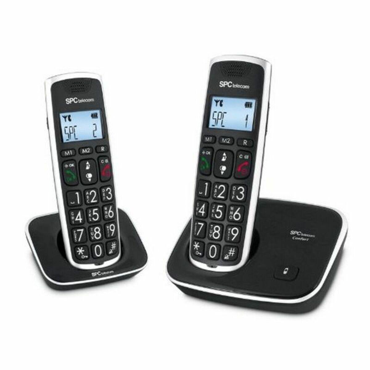 Telefono SPC 7609N DECT COMFORT KAISER DUO Nero