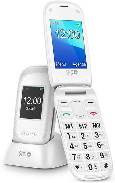 SPC Telefono Movil para Mayores with Botones Grandes - Tapa y Botones Retroilluminados - Boton SOS y Botones de Marcacion Direc