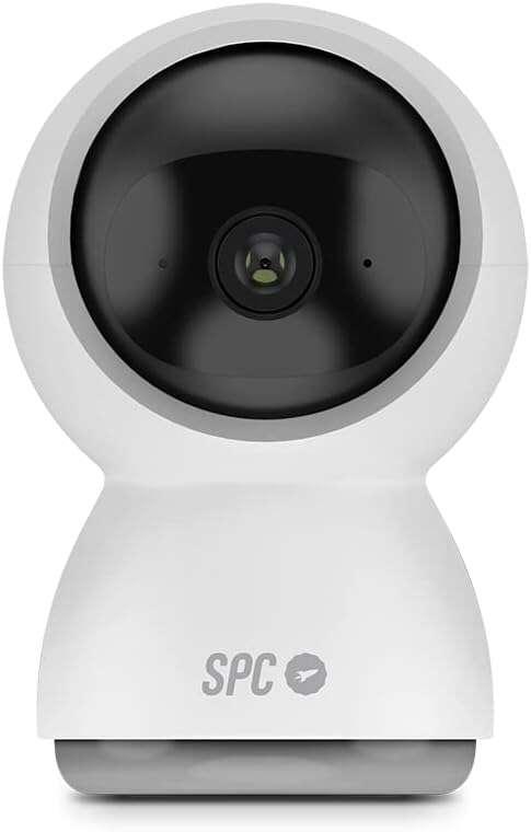 SPC Lares 360 Camara de Vigilancia Wifi - Giro 360Ã‚Âº - Full HD 1080P - Seguimiento de Personas - Vision Nocturna - Desig