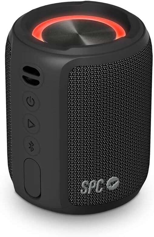 SPC Sound Powerpool Altavoz Portatil - 20 Ore di Autonomia - Tubo Compatto con Aro Luminoso - Potenza 14W - Protezione IPX7 - T