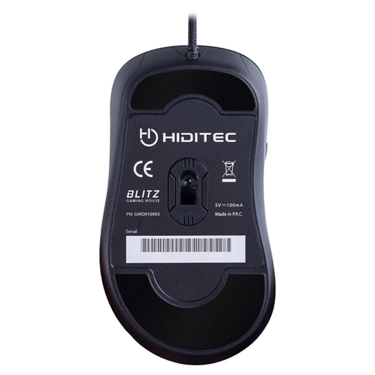 Mouse Hiditec GMO010003 Gaming Blitz 3.500 dpi Nero